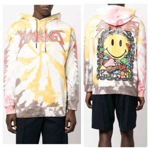 NWT MARKET X Smiley Tie Dye Logo Print Hoodie Unisex Men’s M